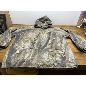 Stearns Dry Wear Hunting Rain Jacket Hooded Realtree Camo Waterproof Men’s 2XL
